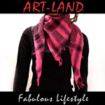 PLO Tuch pink schwarz