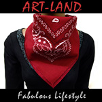Bandana bordeaux