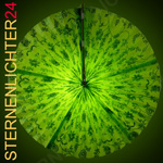 ZEN Lichter Corona grün mit Glitzereffekt