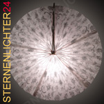 ZEN Lichter Corona weiß mit Glitzereffekt
