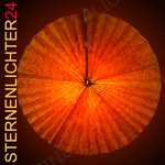 ZEN Lichter Corona batikorange bestickt