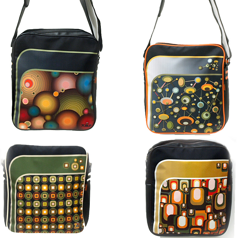 70s Up Messenger Schultertasche